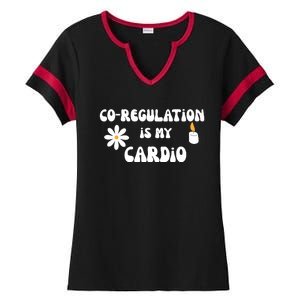 Flower Candle Co Regulation Is My Cardio Ladies Halftime Notch Neck Tee