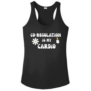 Flower Candle Co Regulation Is My Cardio Ladies PosiCharge Competitor Racerback Tank