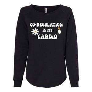 Flower Candle Co Regulation Is My Cardio Womens California Wash Sweatshirt