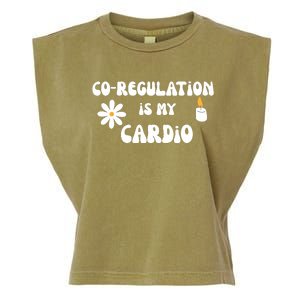 Flower Candle Co Regulation Is My Cardio Garment-Dyed Women's Muscle Tee