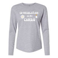 Flower Candle Co Regulation Is My Cardio Womens Cotton Relaxed Long Sleeve T-Shirt