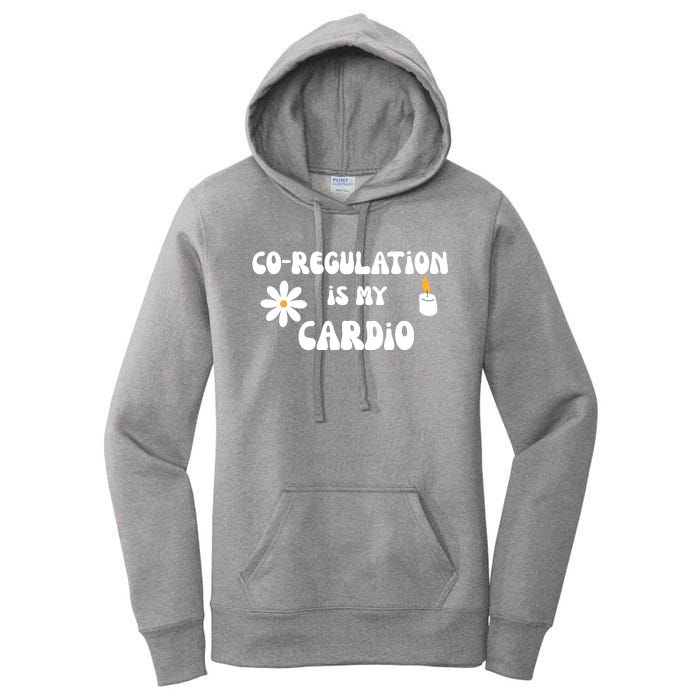 Flower Candle Co Regulation Is My Cardio Women's Pullover Hoodie