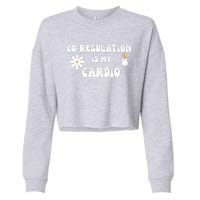 Flower Candle Co Regulation Is My Cardio Cropped Pullover Crew