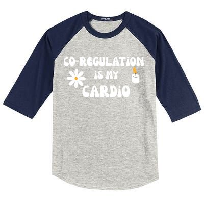 Flower Candle Co Regulation Is My Cardio Kids Colorblock Raglan Jersey
