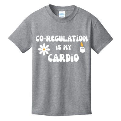 Flower Candle Co Regulation Is My Cardio Kids T-Shirt