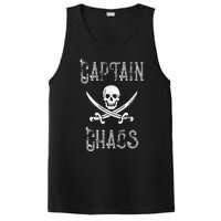 Funny Captain Chaos Retro Pirate Pontoon Boating PosiCharge Competitor Tank