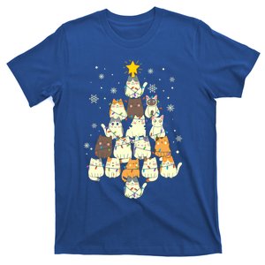 Funny Cats Christmas Tree Gift T-Shirt