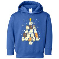 Funny Cats Christmas Tree Gift Toddler Hoodie