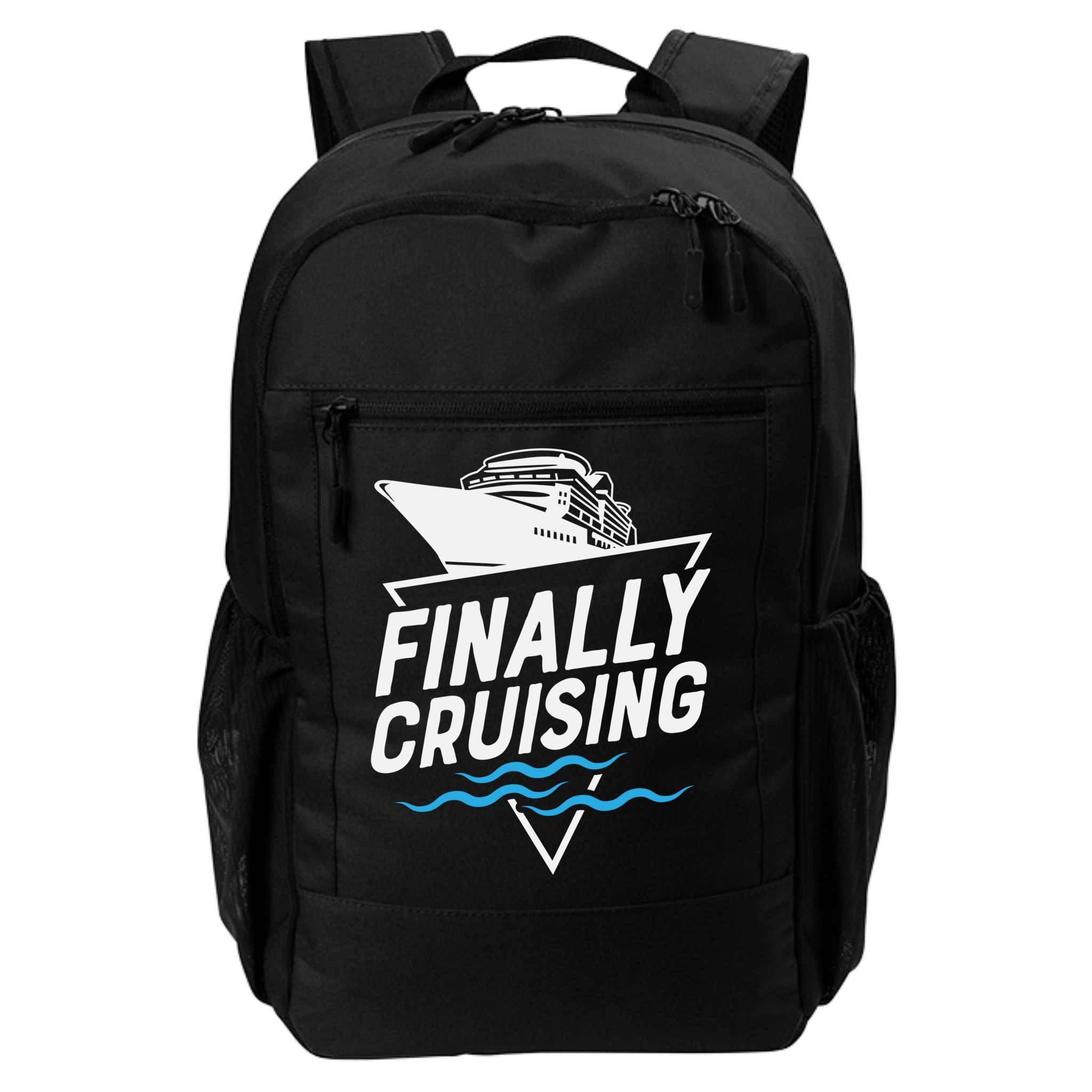 Finally Cruising Cruise Ship Family Vacation Gift Backpack