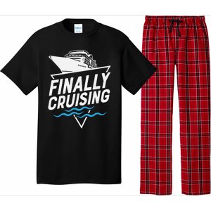 Finally Cruising Cruise Ship Family Vacation Gift Pajama Set