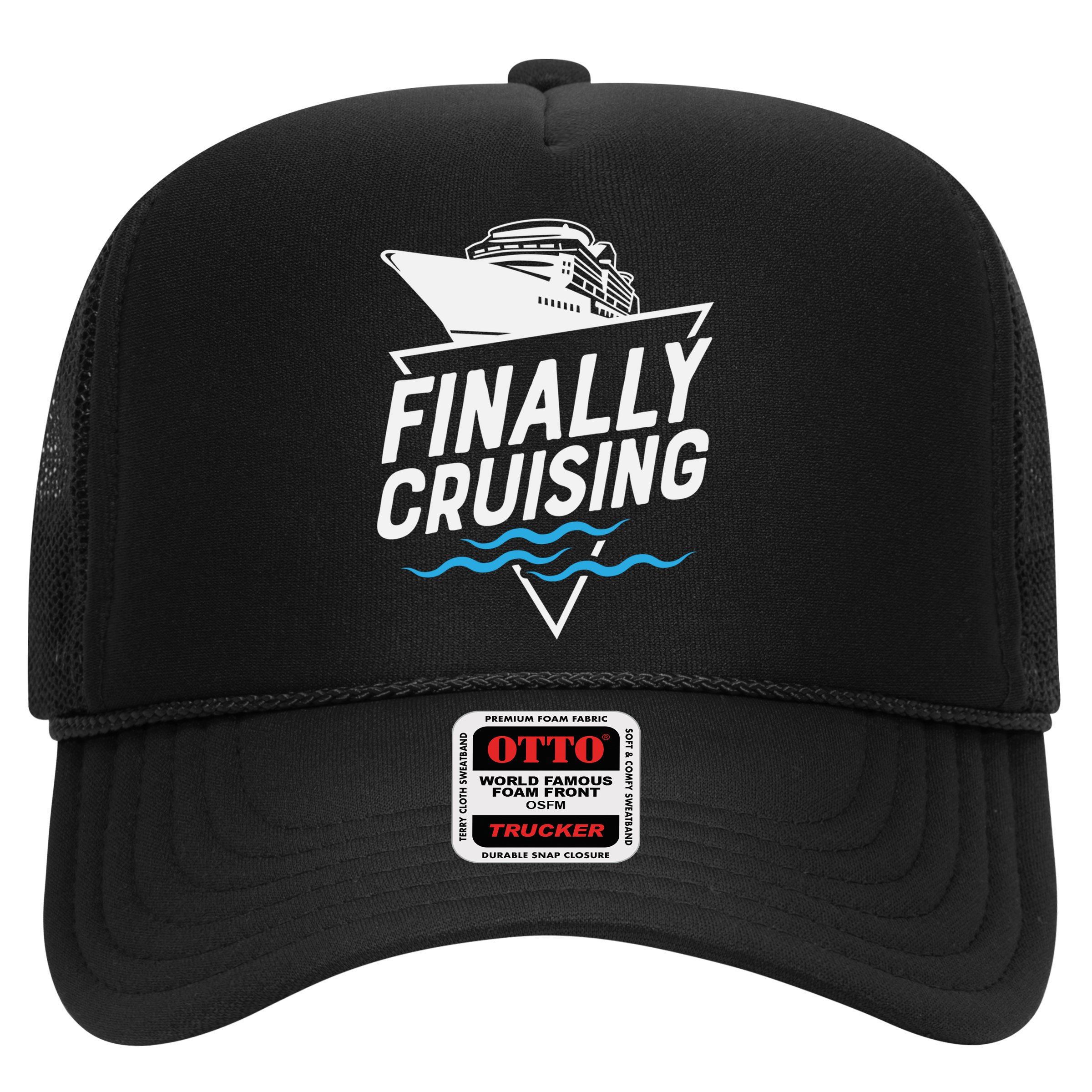 Finally Cruising Cruise Ship Family Vacation Gift Hat