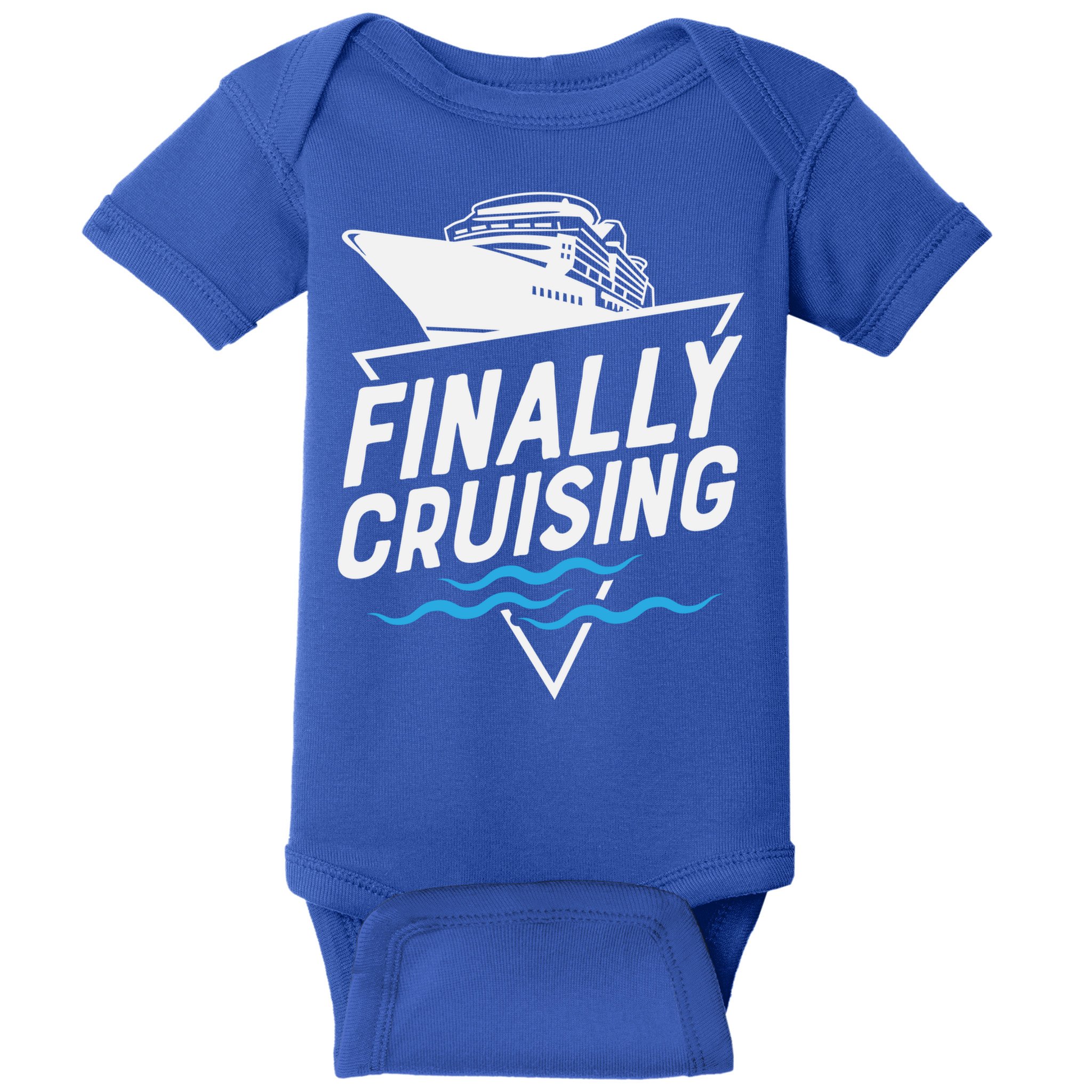 Finally Cruising Cruise Ship Family Vacation Gift Baby Bodysuit