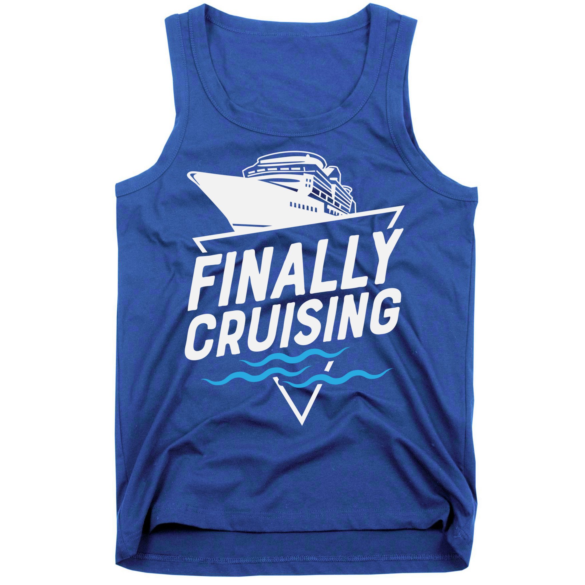 Finally Cruising Cruise Ship Family Vacation Gift Tank Top