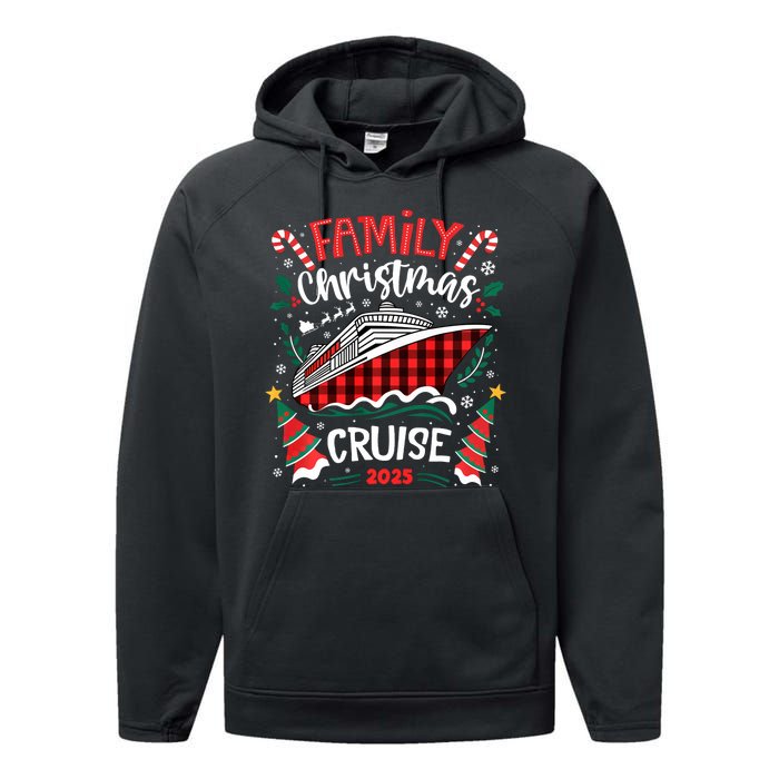 Family Christmas Cruise 2025 Family Matching Merry Christmas Performance Fleece Hoodie