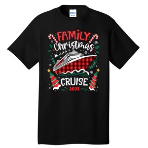 Family Christmas Cruise 2025 Family Matching Merry Christmas Tall T-Shirt