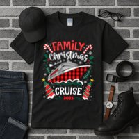 Family Christmas Cruise 2025 Family Matching Merry Christmas Tall T-Shirt