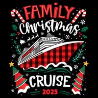 Family Christmas Cruise 2025 Family Matching Merry Christmas Tall T-Shirt