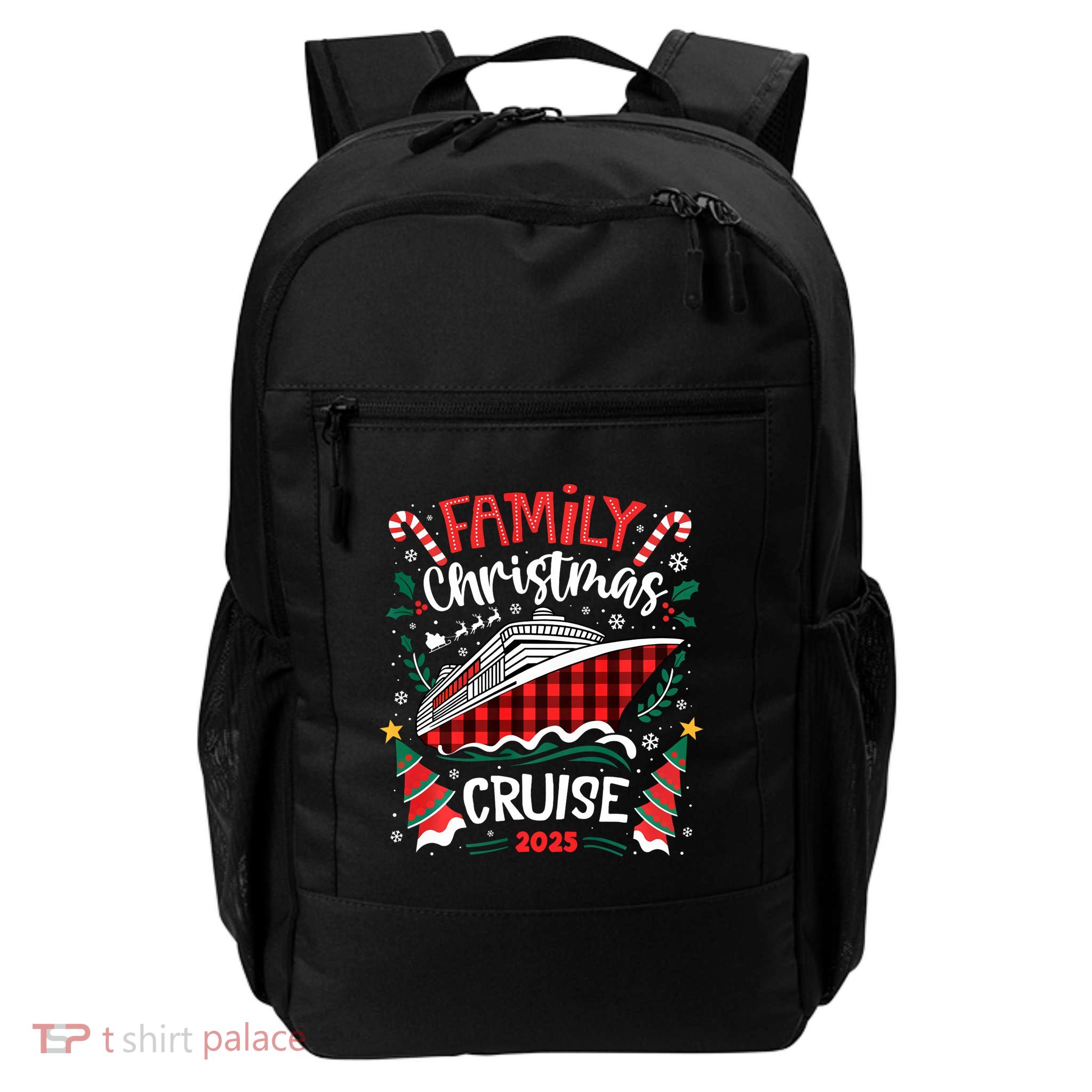 Family Christmas Cruise 2025 Family Matching Merry Christmas Daily Commute Backpack