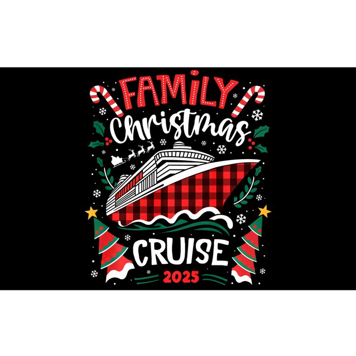 Family Christmas Cruise 2025 Family Matching Merry Christmas Bumper Sticker