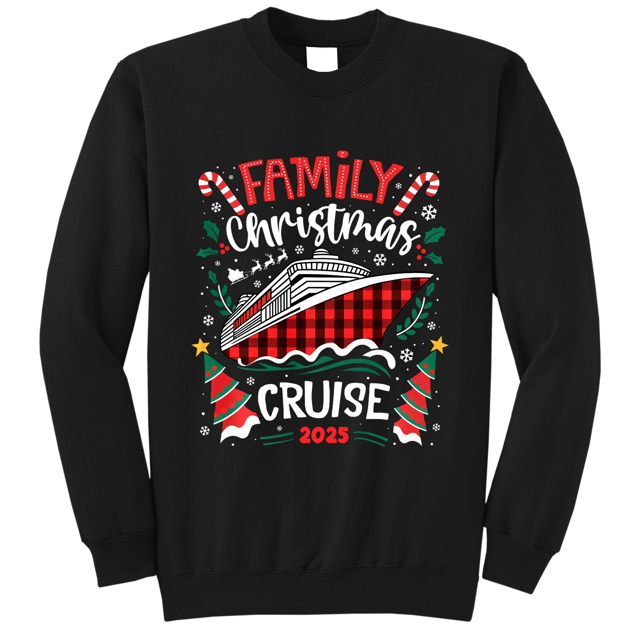 Family Christmas Cruise 2025 Family Matching Merry Christmas Tall Sweatshirt
