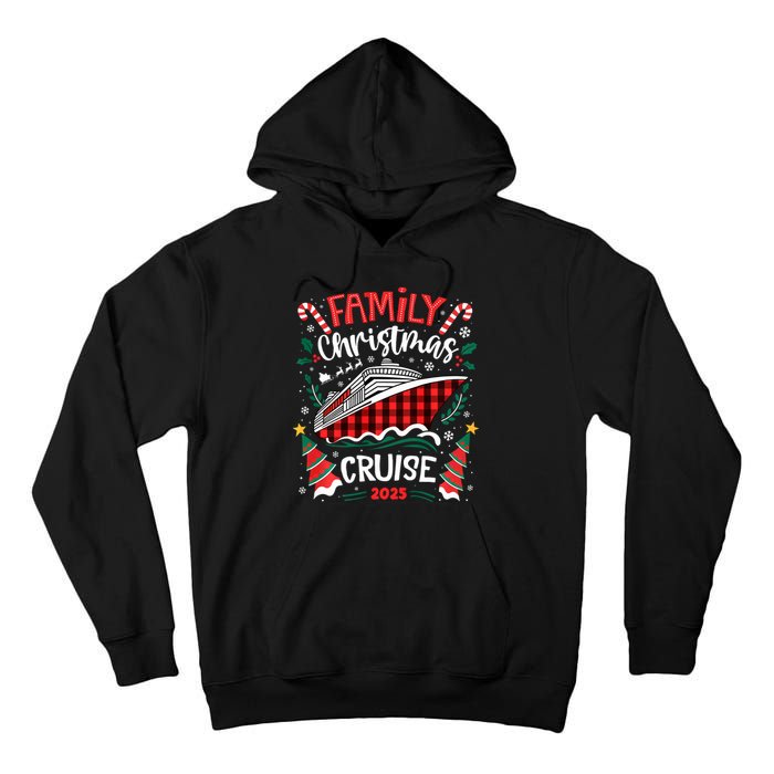 Family Christmas Cruise 2025 Family Matching Merry Christmas Tall Hoodie