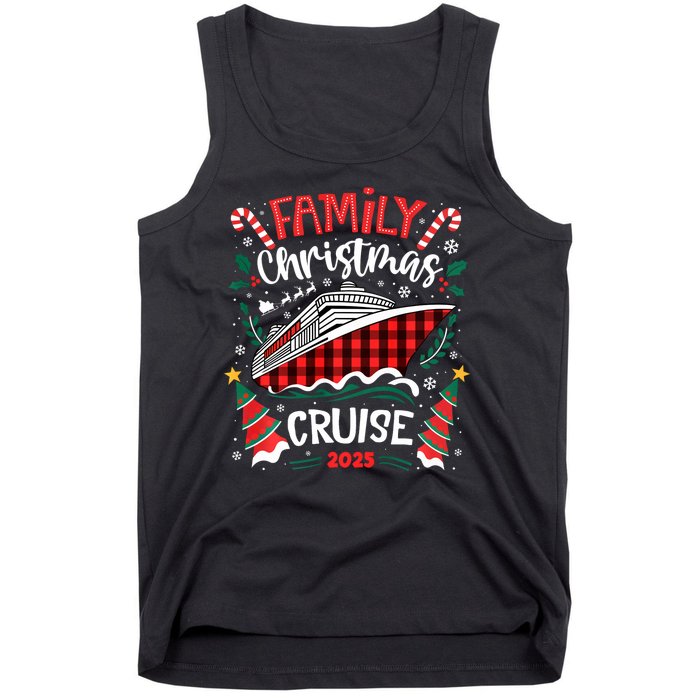 Family Christmas Cruise 2025 Family Matching Merry Christmas Tank Top