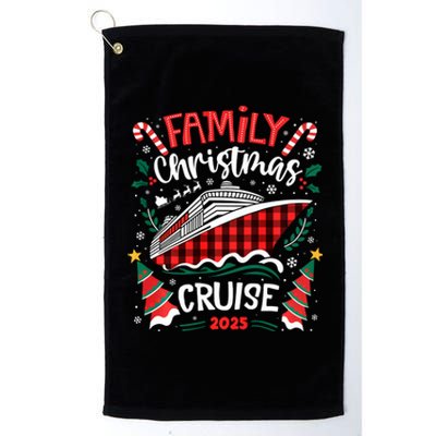 Family Christmas Cruise 2025 Family Matching Merry Christmas Platinum Collection Golf Towel