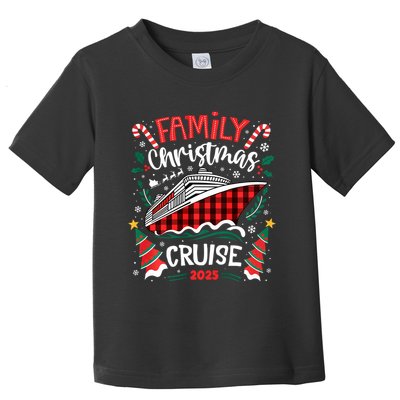 Family Christmas Cruise 2025 Family Matching Merry Christmas Toddler T-Shirt