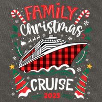 Family Christmas Cruise 2025 Family Matching Merry Christmas Cotton Canvas Backpack