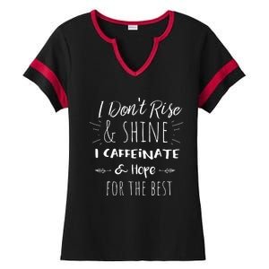 Funny Coffee Coffee Lover Saying Gift For Her Mom Wine Ladies Halftime Notch Neck Tee