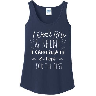 Funny Coffee Coffee Lover Saying Gift For Her Mom Wine Ladies Essential Tank