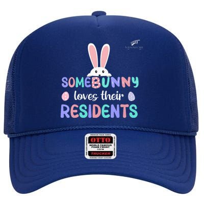 Folsom Care Center Easter Bunny Nursing Home High Crown Mesh Back Trucker Hat