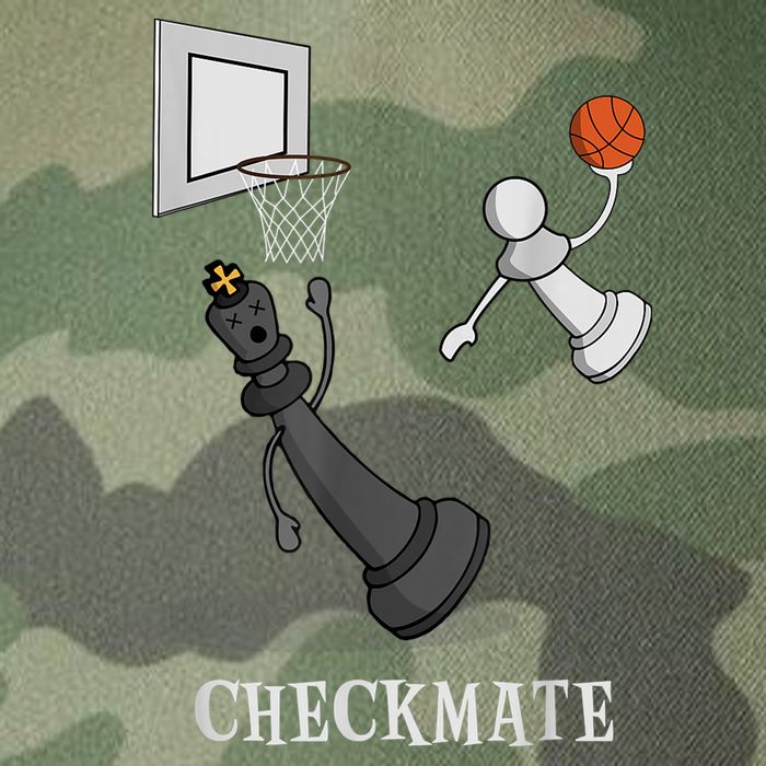 Funny Checkmate Chess Basketball Game Board King Pawn Piece Legacy Tie Dye Trucker Hat