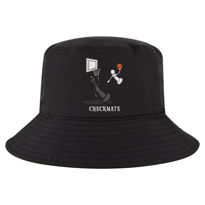 Funny Checkmate Chess Basketball Game Board King Pawn Piece Cool Comfort Performance Bucket Hat
