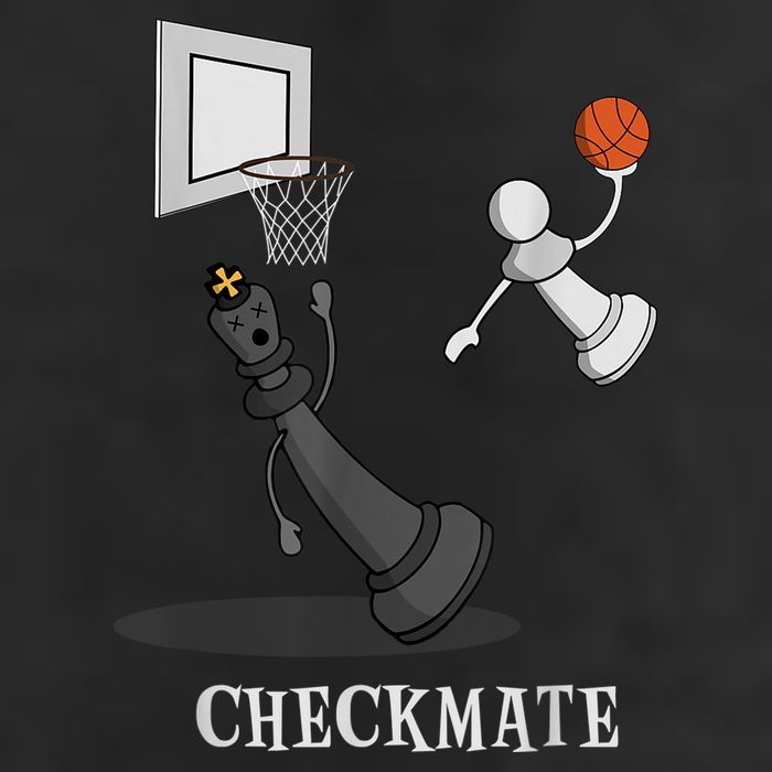 Funny Checkmate Chess Basketball Game Board King Pawn Piece Cool Comfort Performance Bucket Hat