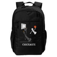 Funny Checkmate Chess Basketball Game Board King Pawn Piece Backpack