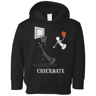 Funny Checkmate Chess Basketball Game Board King Pawn Piece Toddler Hoodie