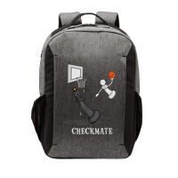 Funny Checkmate Chess Basketball Game Board King Pawn Piece Vector Backpack
