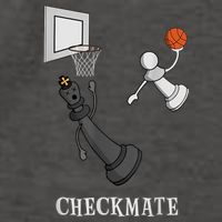 Funny Checkmate Chess Basketball Game Board King Pawn Piece Vector Backpack