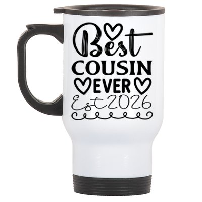 Funny Cousin Crew Matching Fam Best Cousin Since 2026 Family Gift Stainless Steel Travel Mug