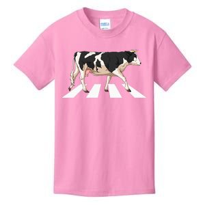 Funny Crosswalk Cows Farming Farm Cow Kids T-Shirt