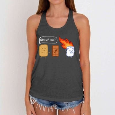 Funny Camping Camping Lover Outdoor Camping Women's Knotted Racerback Tank