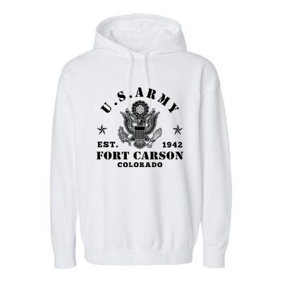 Fort Carson Colorado Garment-Dyed Fleece Hoodie