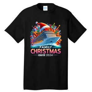 Family Christmas Cruise 2024 Family Matching Merry Christmas Tall T-Shirt