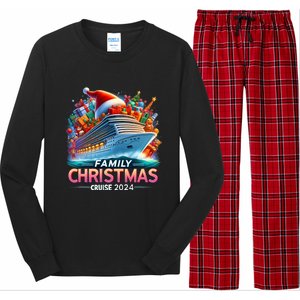 Family Christmas Cruise 2024 Family Matching Merry Christmas Long Sleeve Pajama Set