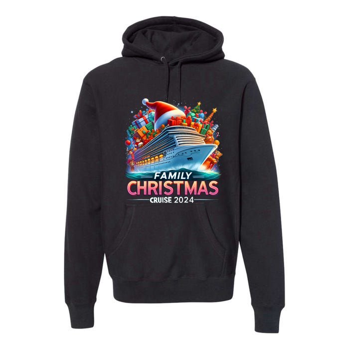 Family Christmas Cruise 2024 Family Matching Merry Christmas Premium Hoodie