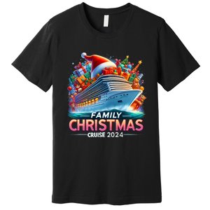 Family Christmas Cruise 2024 Family Matching Merry Christmas Premium T-Shirt