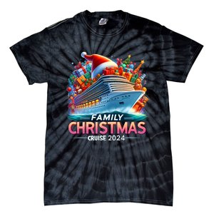 Family Christmas Cruise 2024 Family Matching Merry Christmas Tie-Dye T-Shirt