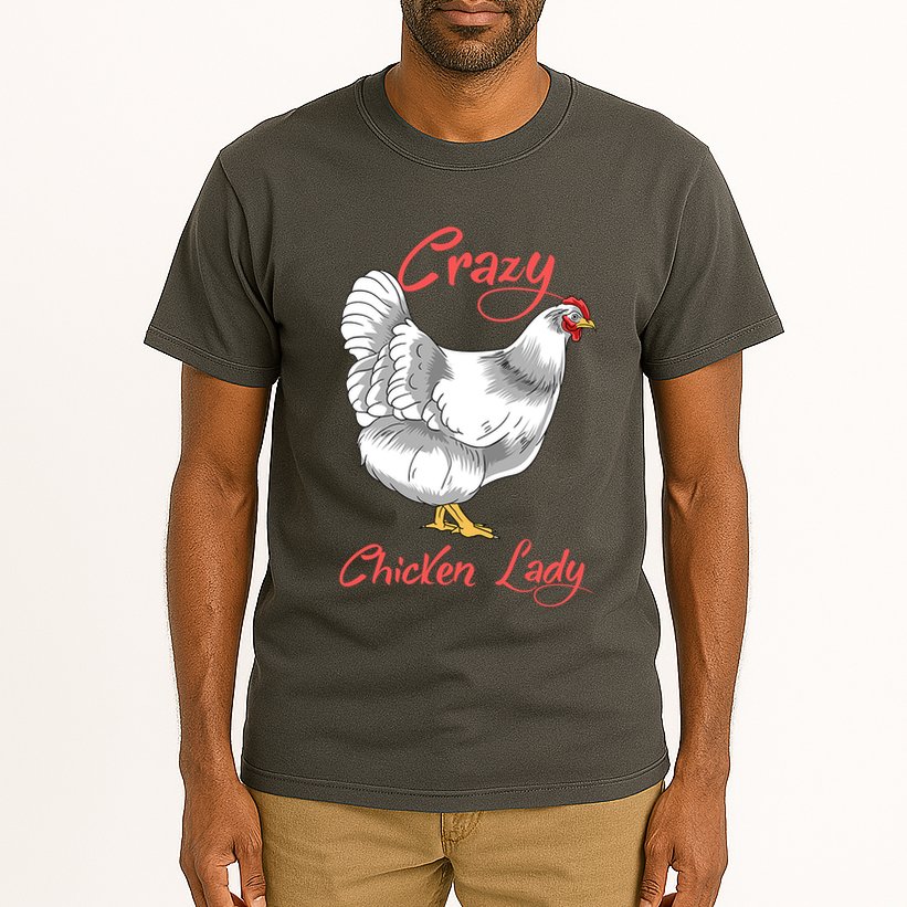 Funny Crazy Chicken Lady Gift Tall T-Shirt