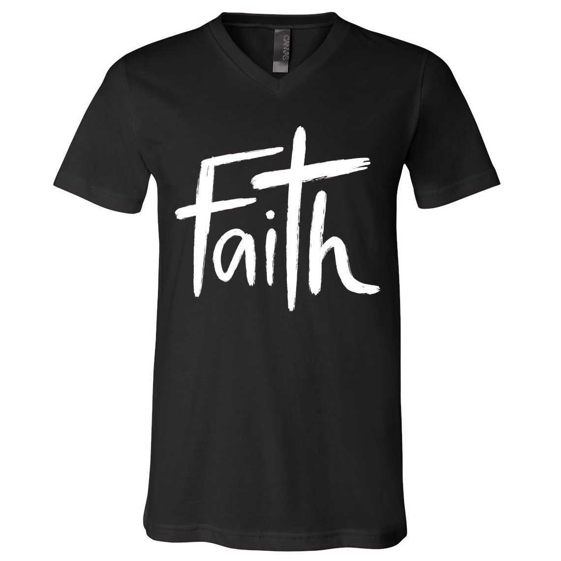 Faith Cross Christianity V-Neck T-Shirt